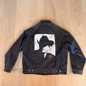 Marlboro Wild West Black Jean Jacket